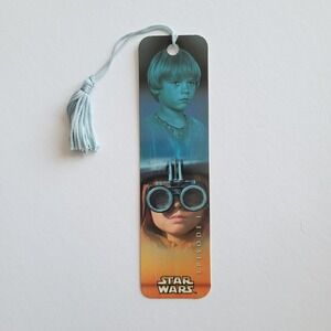 Vintage Star Wars Young Anakin Skywalker podracer Tassel Bookmark 1999 TBM-16578